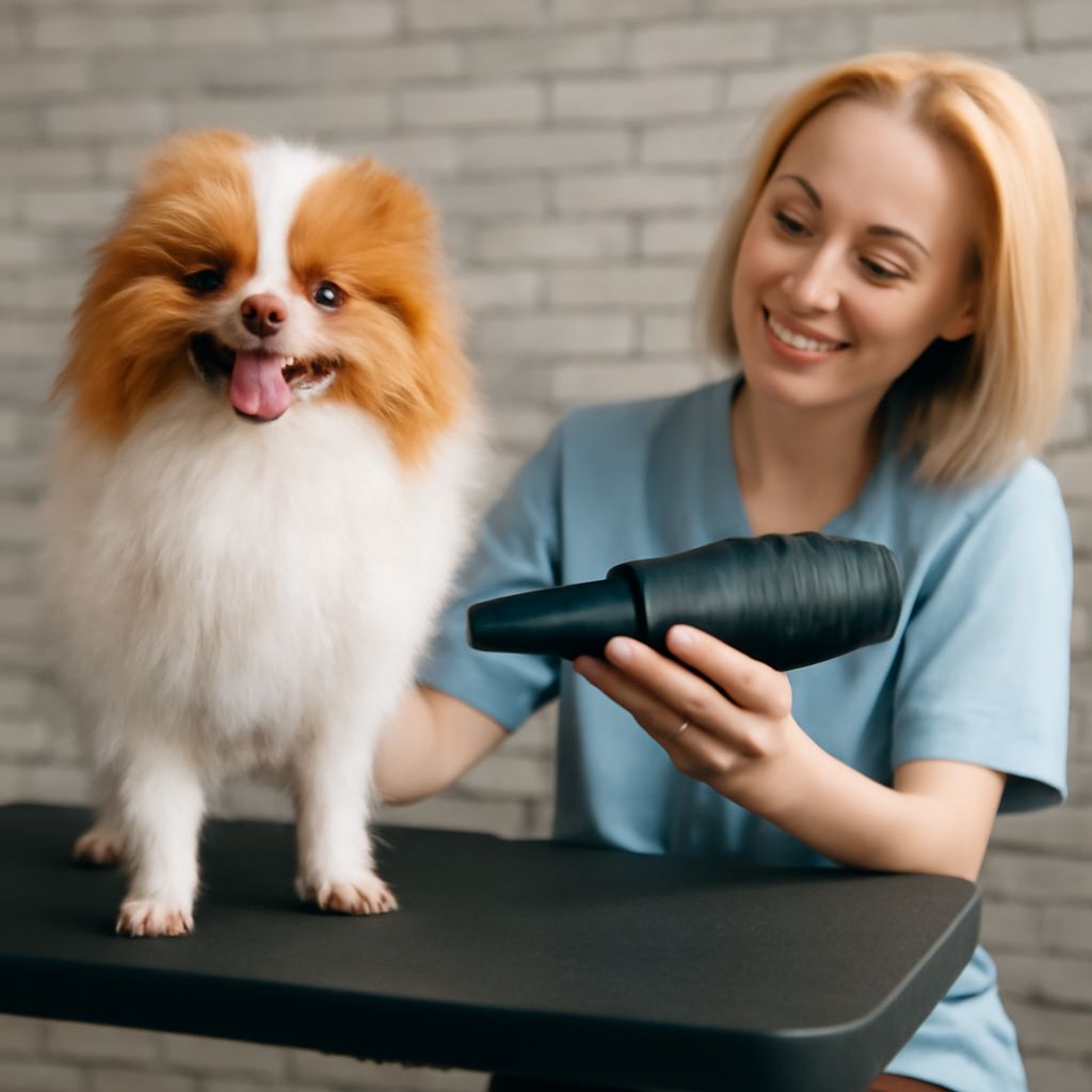 Blow dryer for dogs and high velocity dog grooming dryer