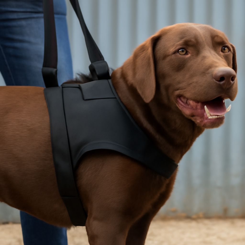 Dog toe amputation and dog cart harness