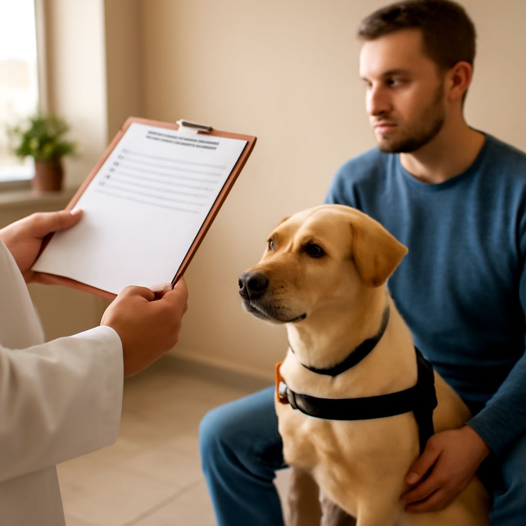 Doctors note for service dog and service dog registry lookup