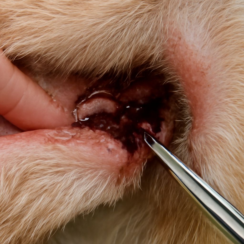 Mange in dogs pictures and dog ticks pictures